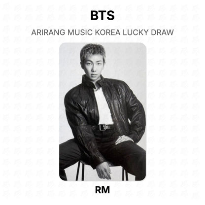 BTS ARIRANG MUSIC KOREA LUCKY DRAW Official Photocard