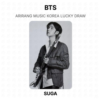 BTS ARIRANG MUSIC KOREA LUCKY DRAW Official Photocard