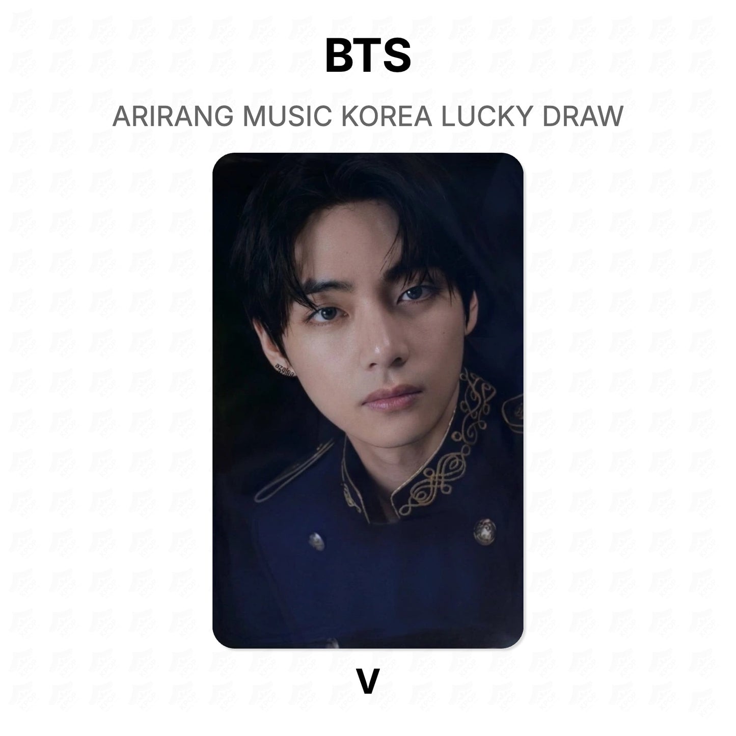 BTS ARIRANG MUSIC KOREA LUCKY DRAW Official Photocard