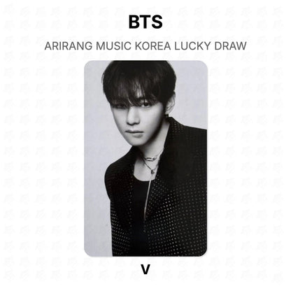 BTS ARIRANG MUSIC KOREA LUCKY DRAW Official Photocard
