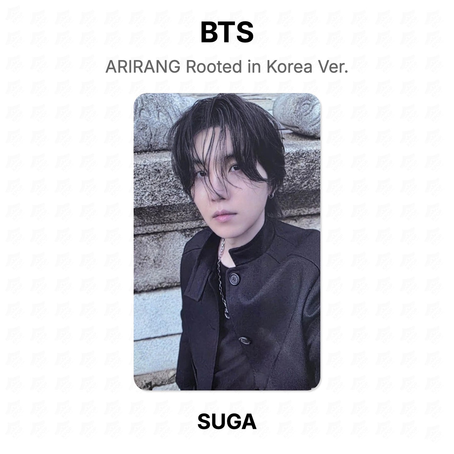 BTS ARIRANG Rooted in Korea Ver. Official Photocard