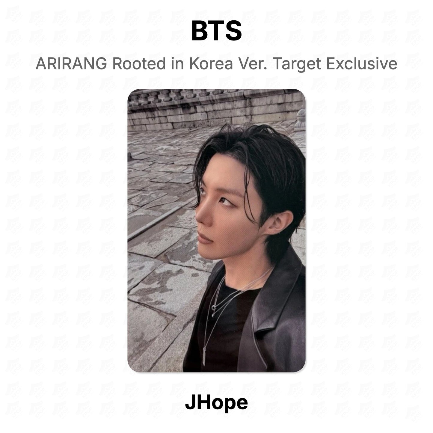 BTS ARIRANG Rooted in Korea Ver. Target Exclusive Official Photocard
