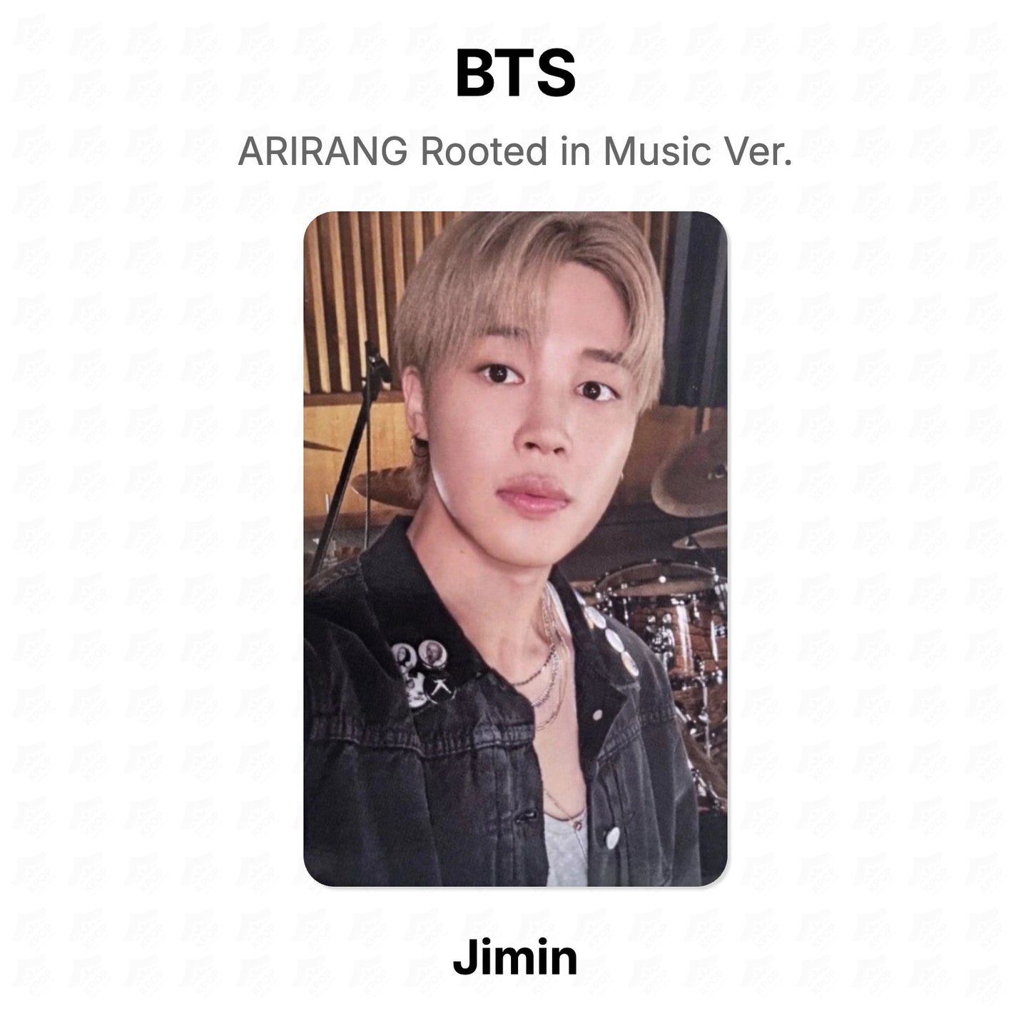 BTS ARIRANG Rooted in Music Ver. Official Photocard