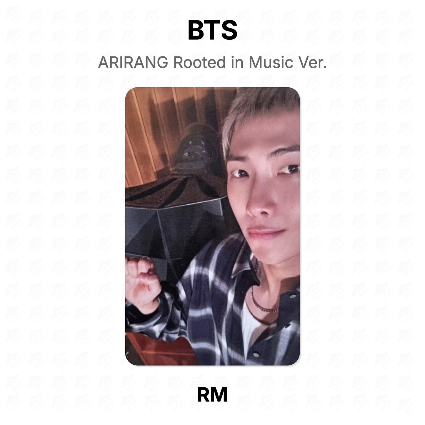 BTS ARIRANG Rooted in Music Ver. Official Photocard