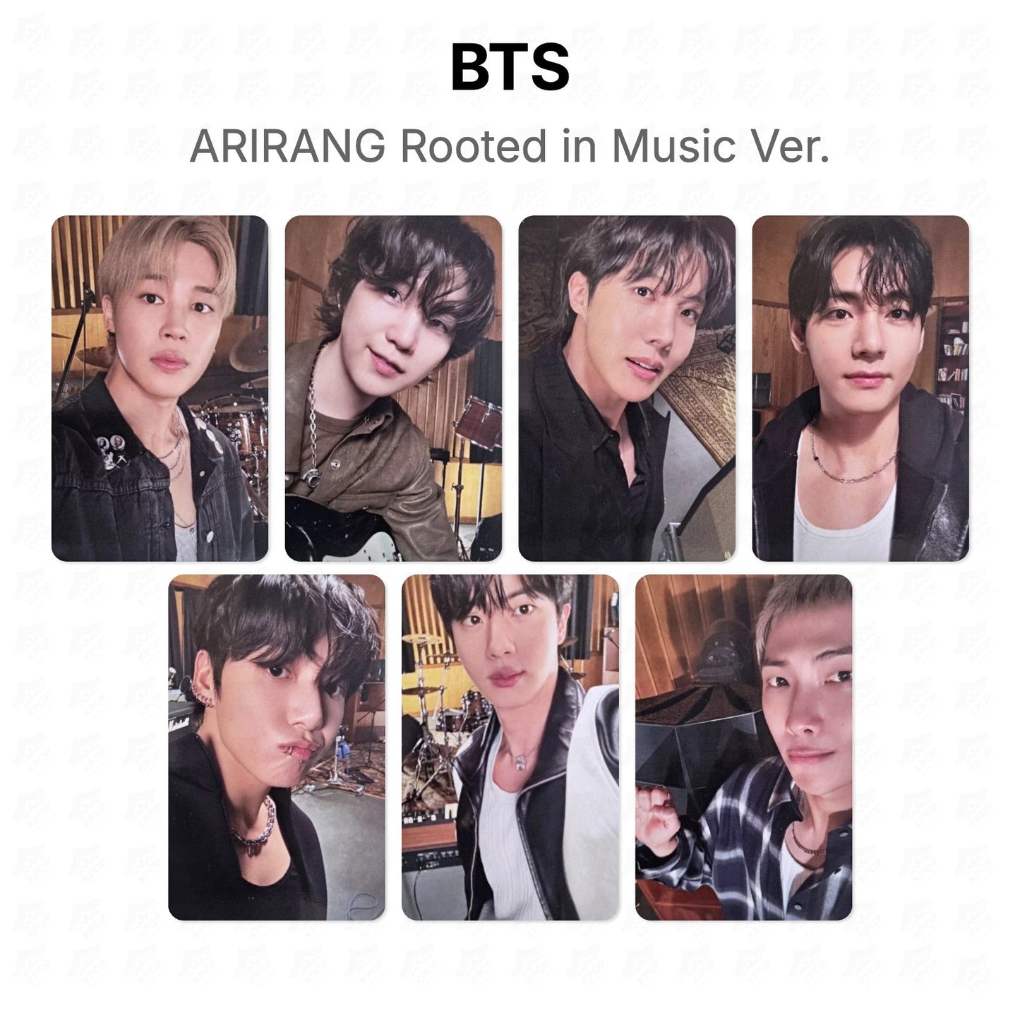 BTS ARIRANG Rooted in Music Ver. Official Photocard