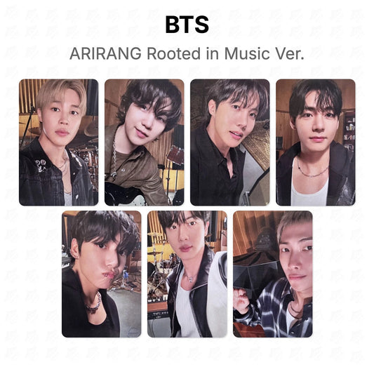 BTS ARIRANG Rooted in Music Ver. Official Photocard