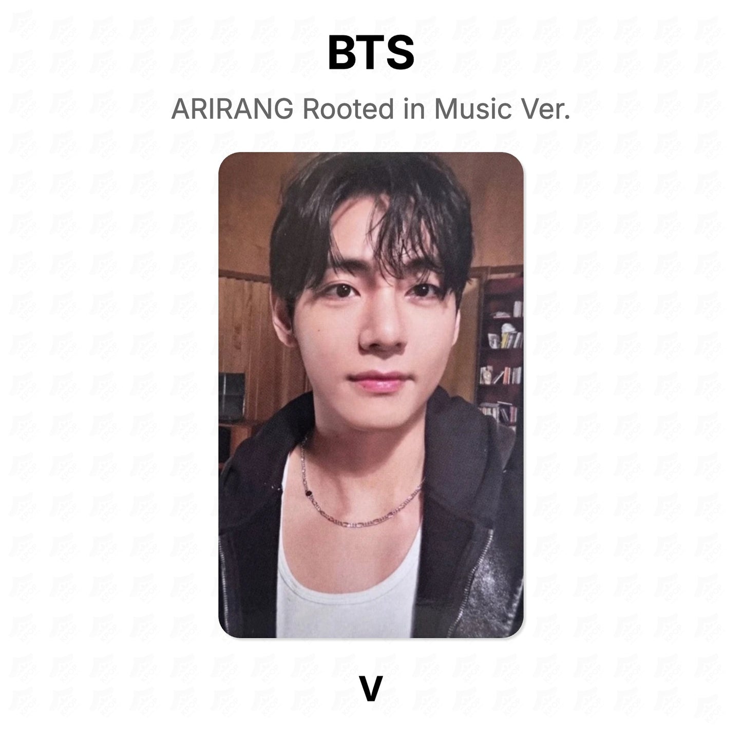 BTS ARIRANG Rooted in Music Ver. Official Photocard