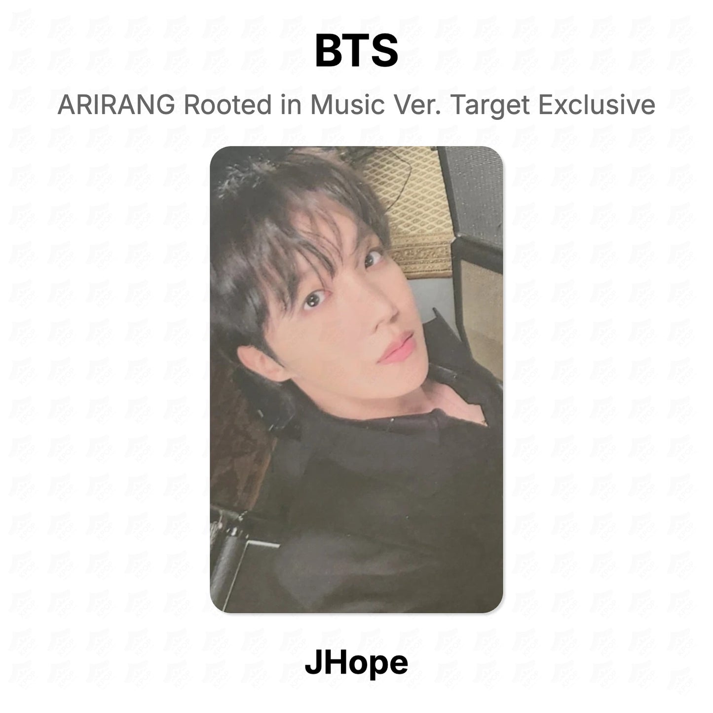 BTS ARIRANG Rooted in Music Ver. Target Exclusive Official Photocard
