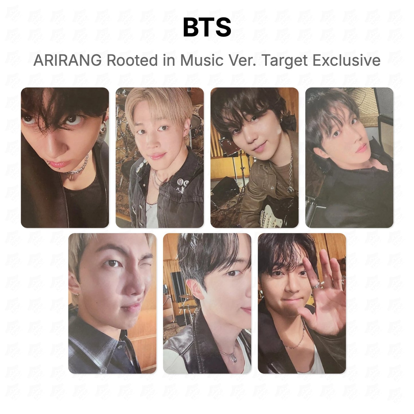 BTS ARIRANG Rooted in Music Ver. Target Exclusive Official Photocard