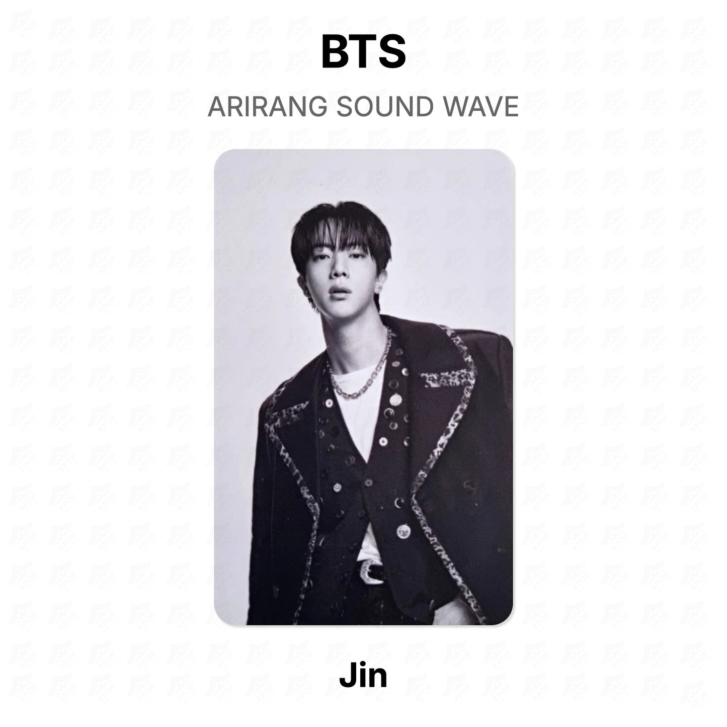 BTS ARIRANG SOUND WAVE Official Photocard