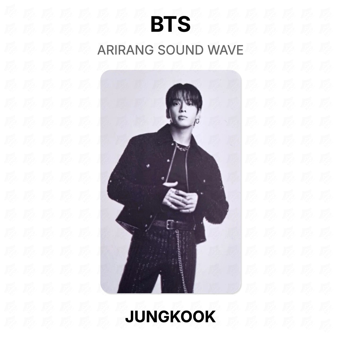 BTS ARIRANG SOUND WAVE Official Photocard