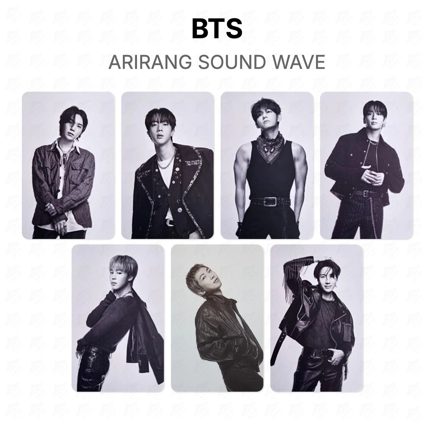 BTS ARIRANG SOUND WAVE Official Photocard
