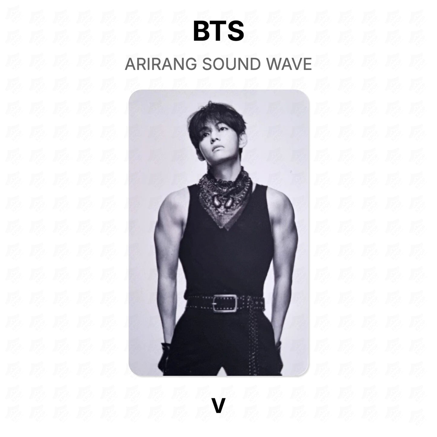 BTS ARIRANG SOUND WAVE Official Photocard