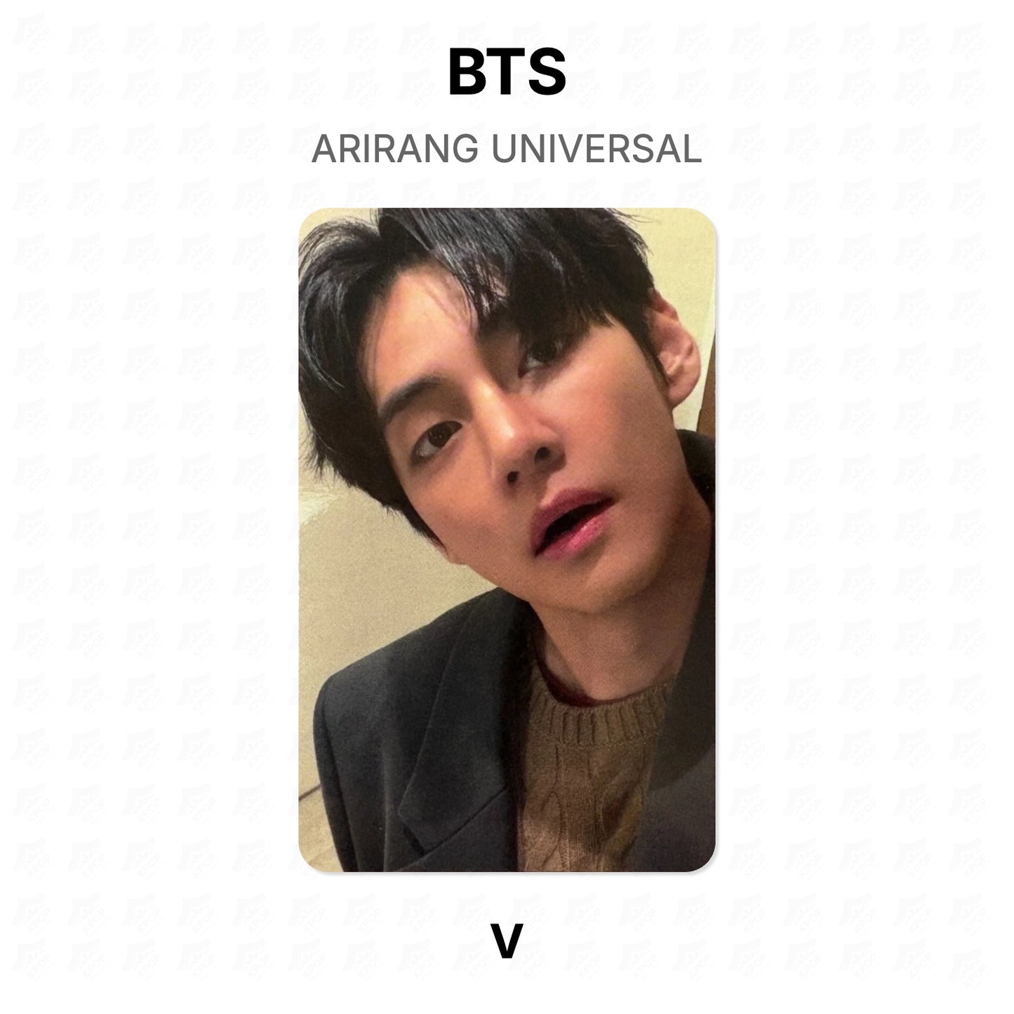 BTS ARIRANG UNIVERSAL Official Photocard
