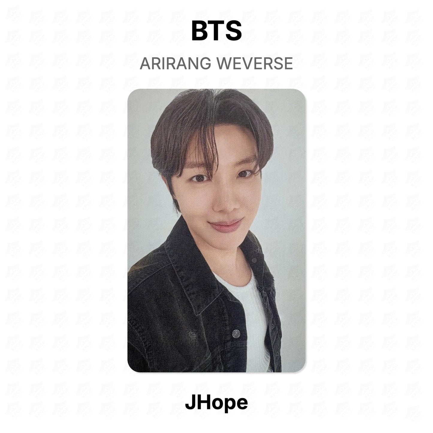 BTS ARIRANG WEVERSE Official Photocard