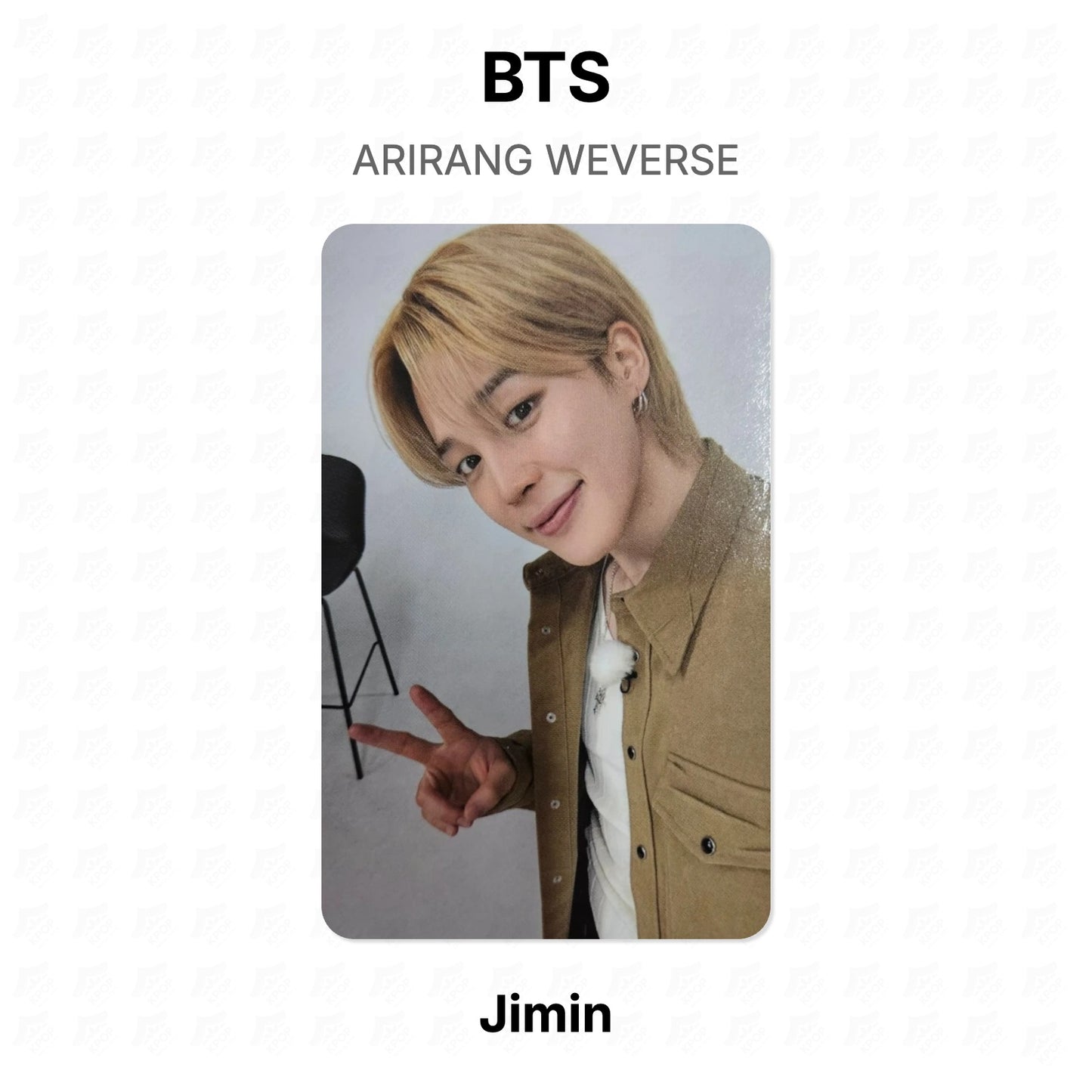 BTS ARIRANG WEVERSE Official Photocard