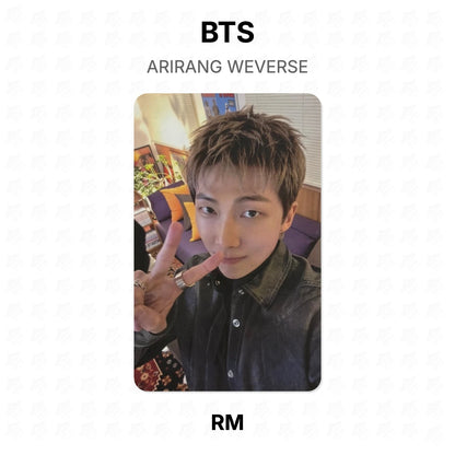 BTS ARIRANG WEVERSE Official Photocard