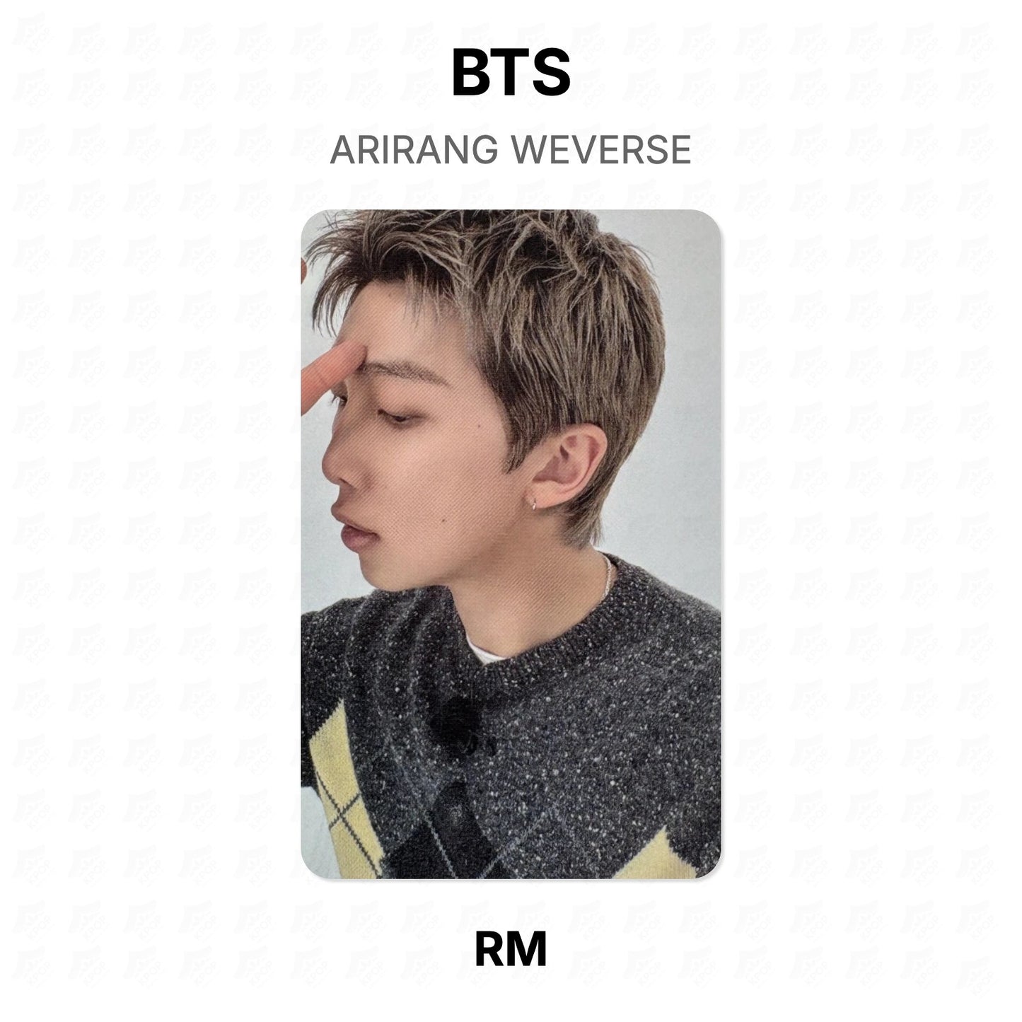 BTS ARIRANG WEVERSE Official Photocard