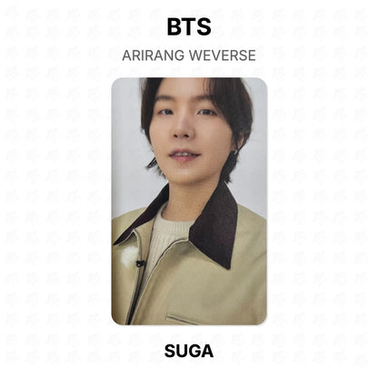 BTS ARIRANG WEVERSE Official Photocard