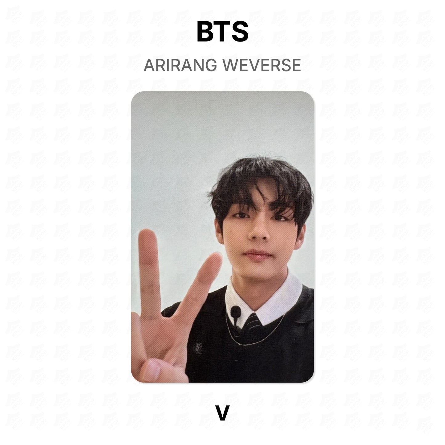 BTS ARIRANG WEVERSE Official Photocard