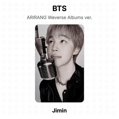 BTS ARIRANG Weverse Albums ver. Official Photocard