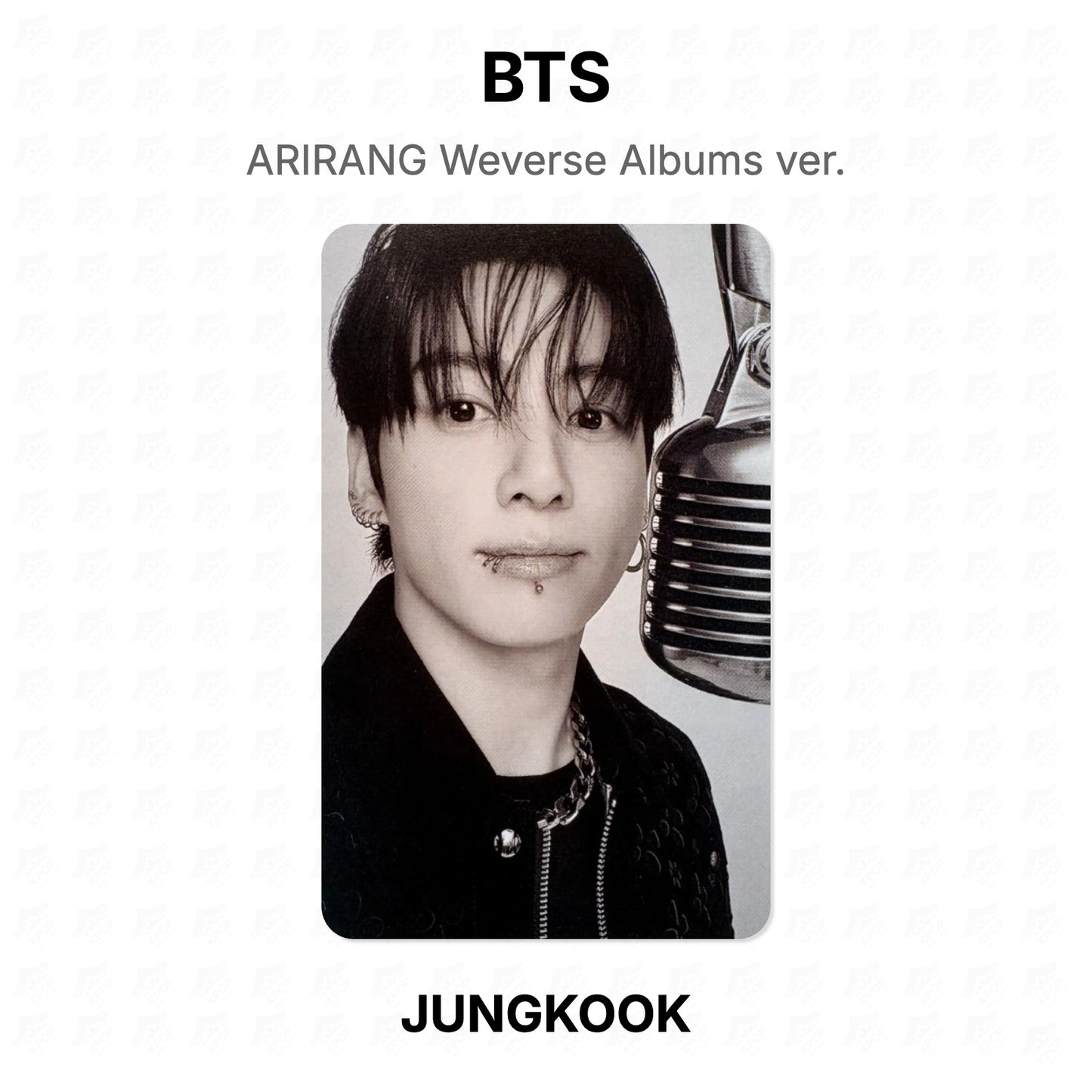 BTS ARIRANG Weverse Albums ver. Official Photocard