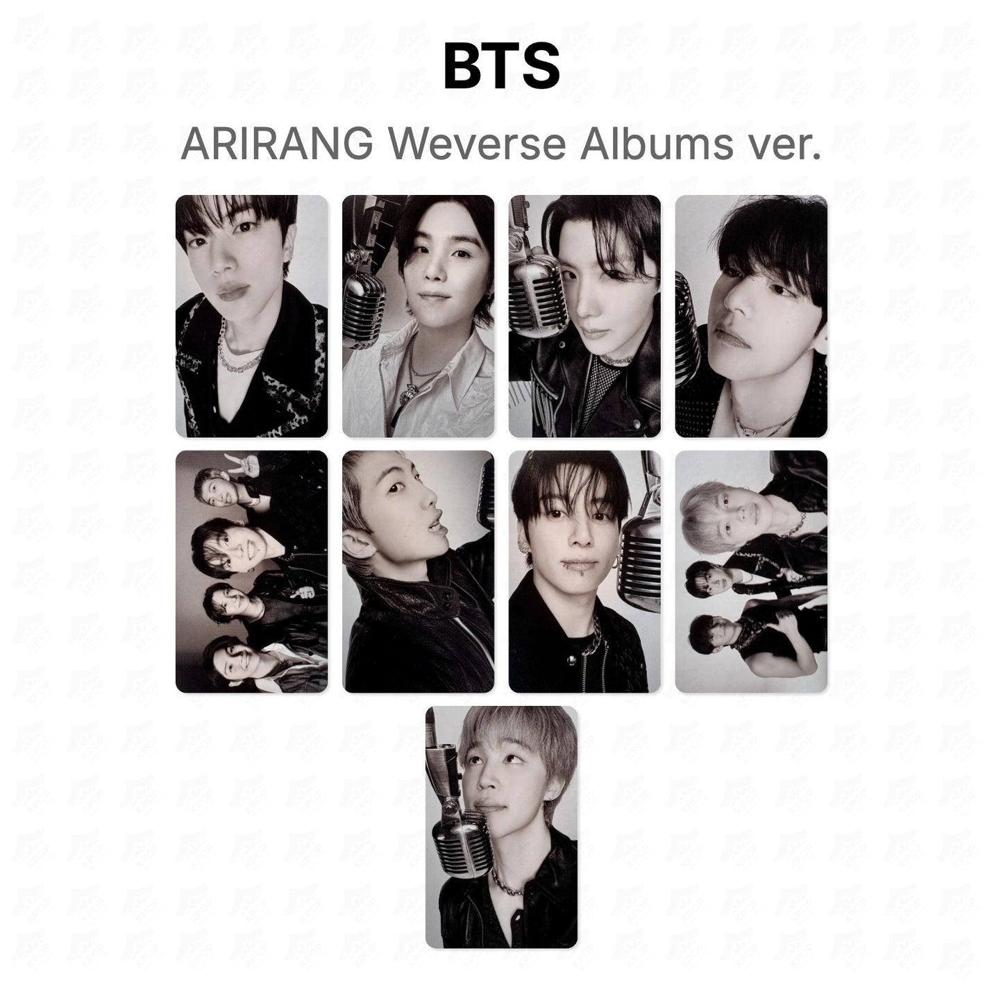 BTS ARIRANG Weverse Albums ver. Official Photocard
