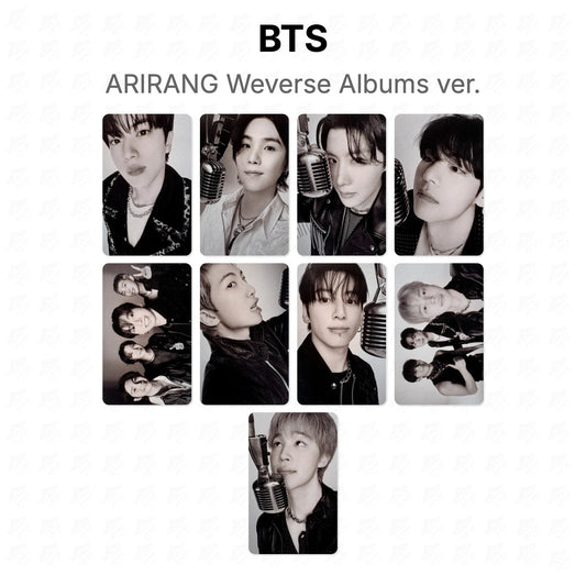 BTS ARIRANG Weverse Albums ver. Official Photocard