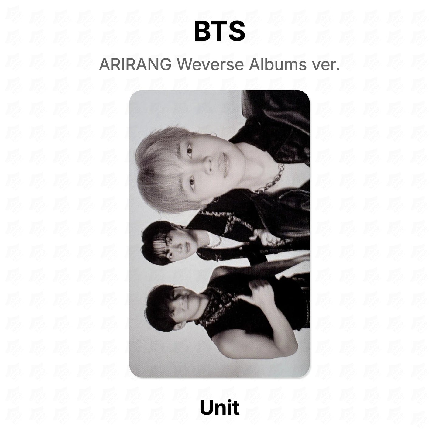 BTS ARIRANG Weverse Albums ver. Official Photocard