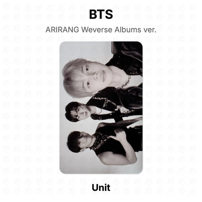 BTS ARIRANG Weverse Albums ver. Official Photocard