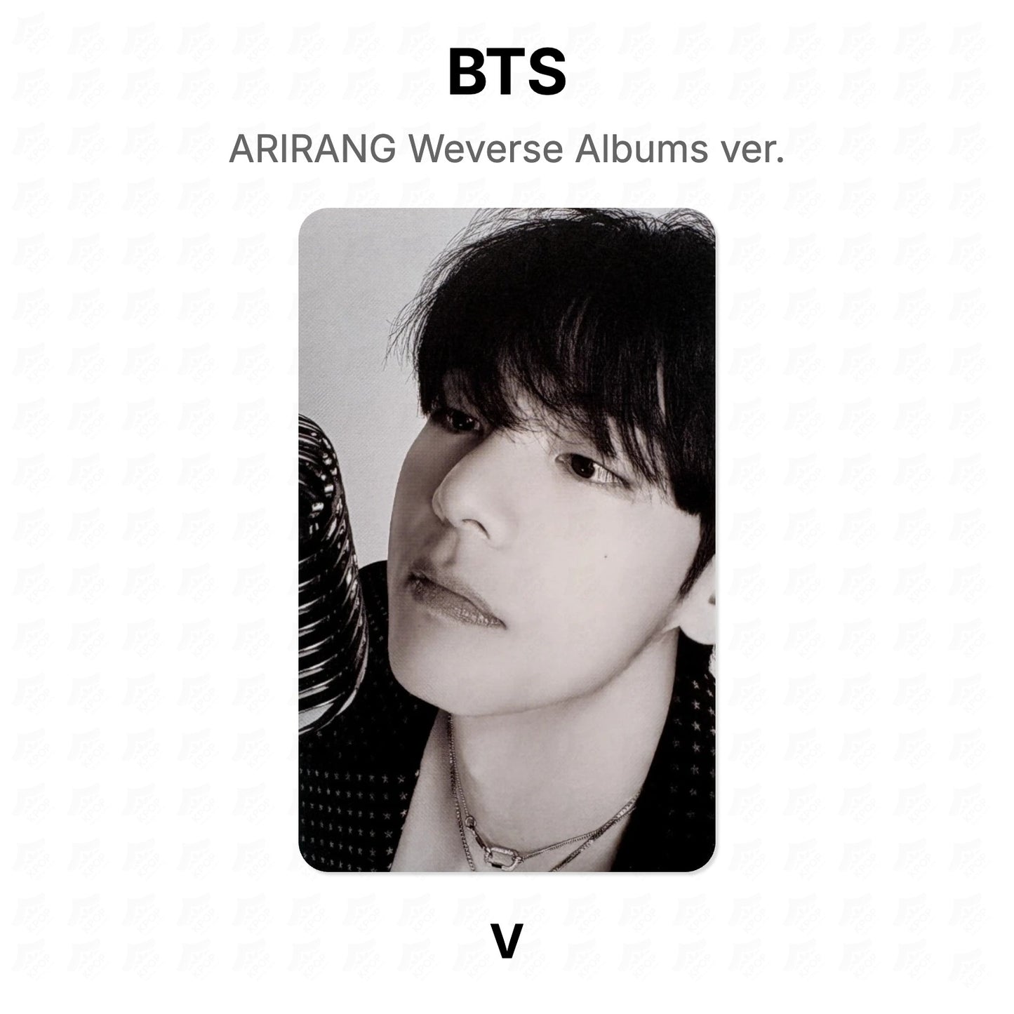 BTS ARIRANG Weverse Albums ver. Official Photocard