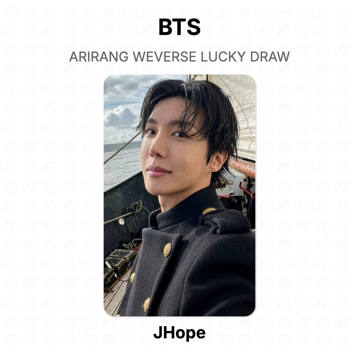 BTS ARIRANG WEVERSE LUCKY DRAW Official Photocard