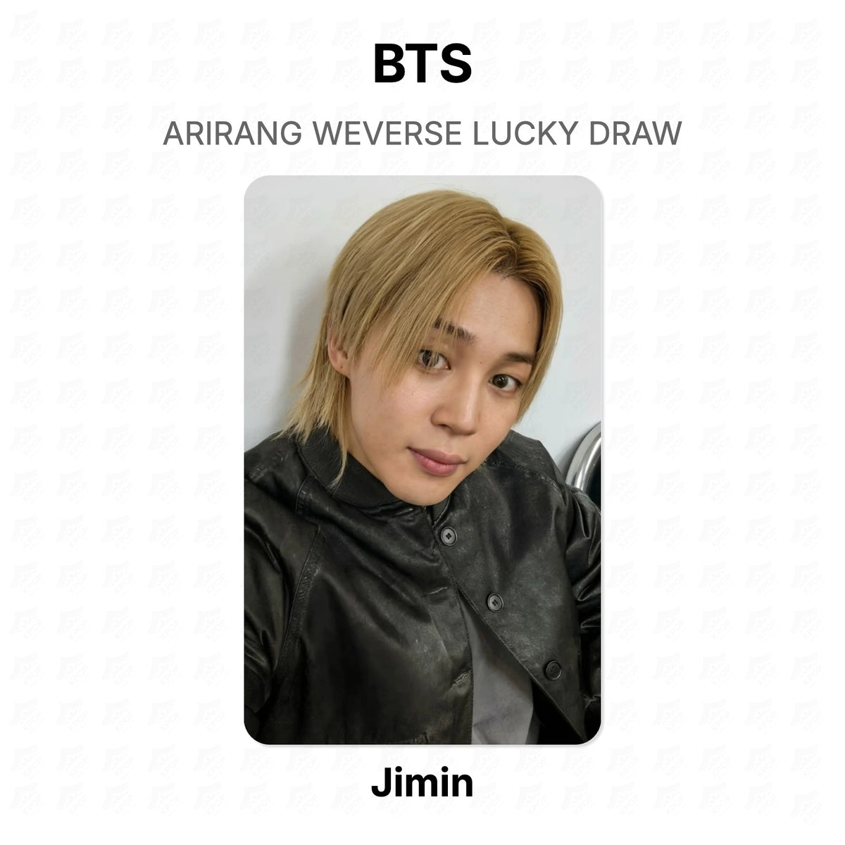 BTS ARIRANG WEVERSE LUCKY DRAW Official Photocard