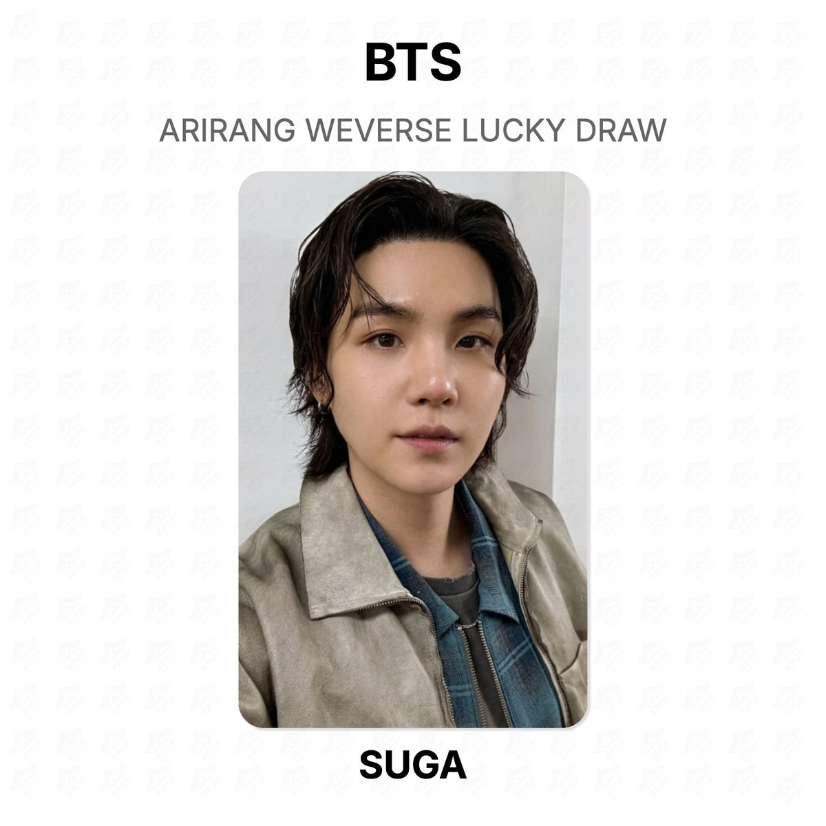 BTS ARIRANG WEVERSE LUCKY DRAW Official Photocard
