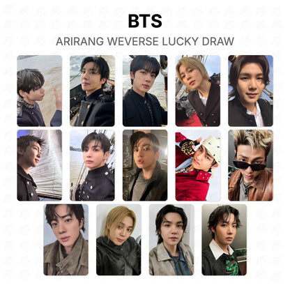 BTS ARIRANG WEVERSE LUCKY DRAW Official Photocard