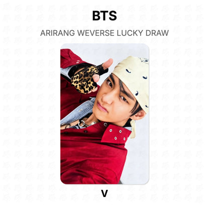 BTS ARIRANG WEVERSE LUCKY DRAW Official Photocard