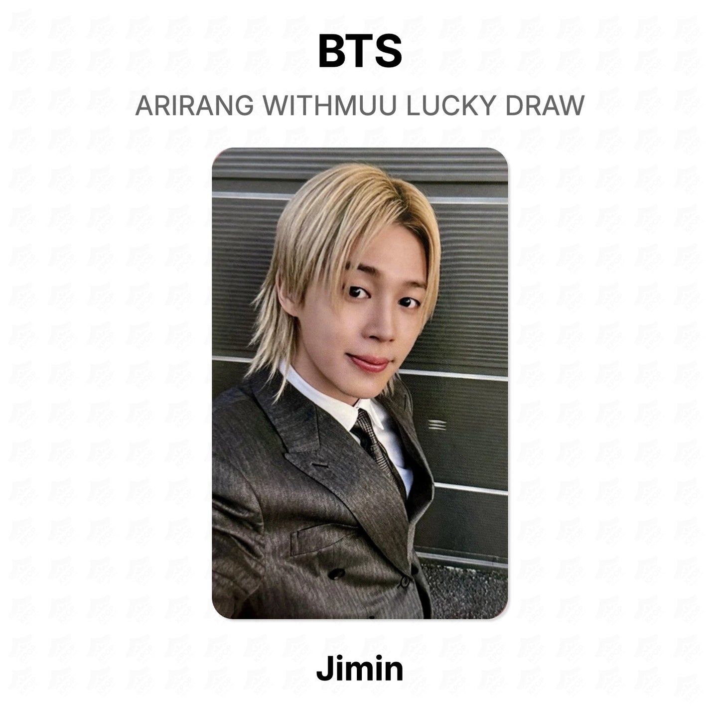 BTS ARIRANG WITHMUU LUCKY DRAW Official Photocard