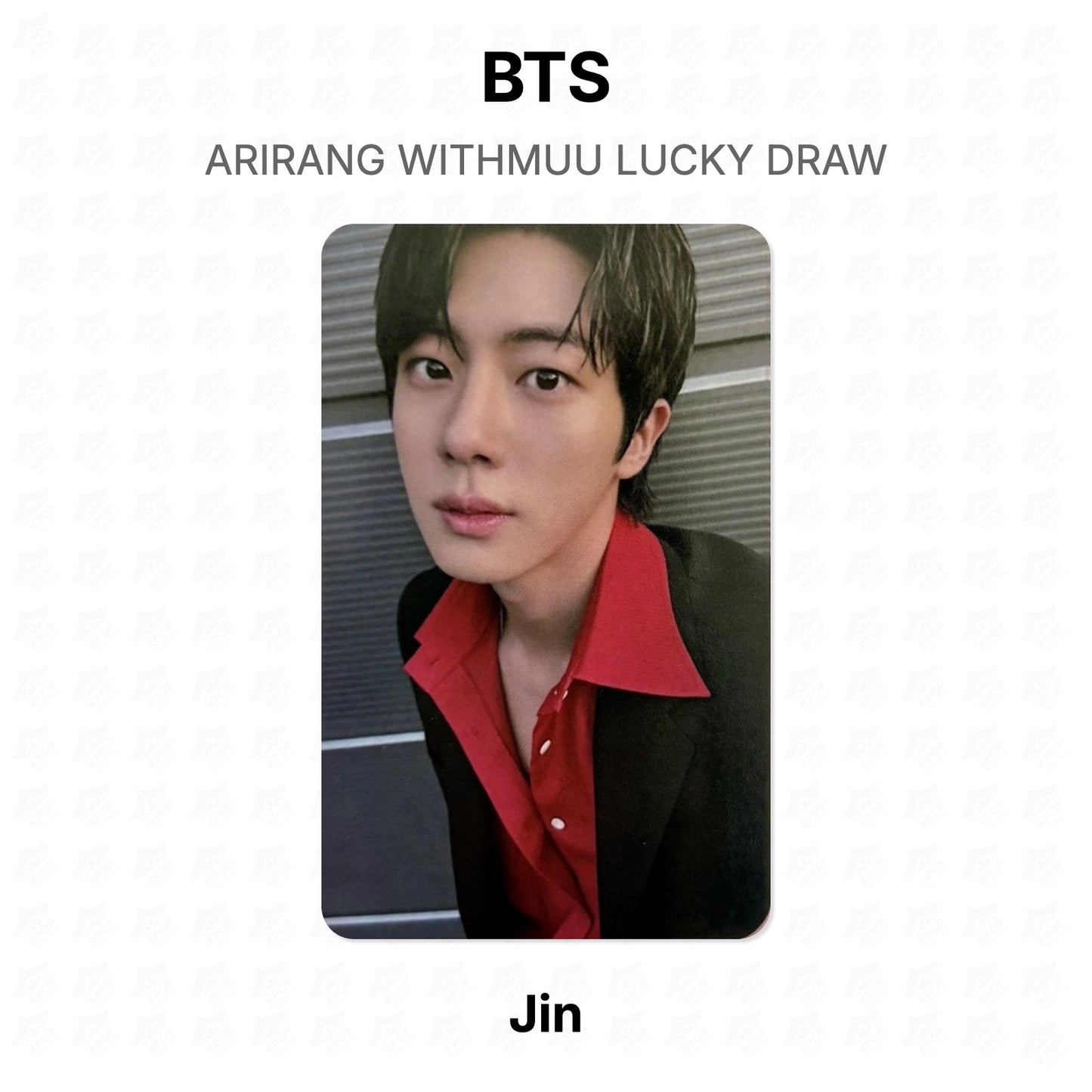 BTS ARIRANG WITHMUU LUCKY DRAW Official Photocard
