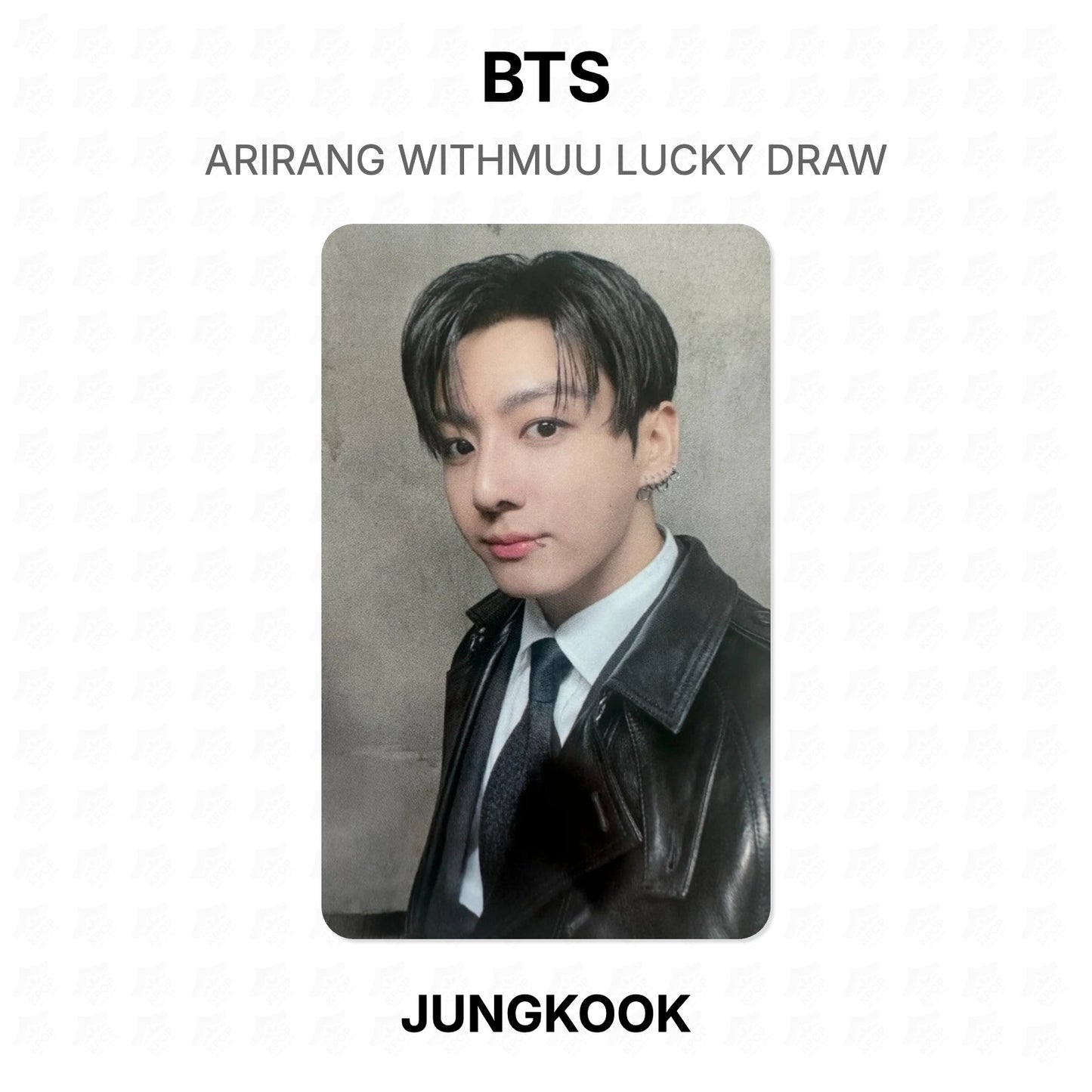 BTS ARIRANG WITHMUU LUCKY DRAW Official Photocard