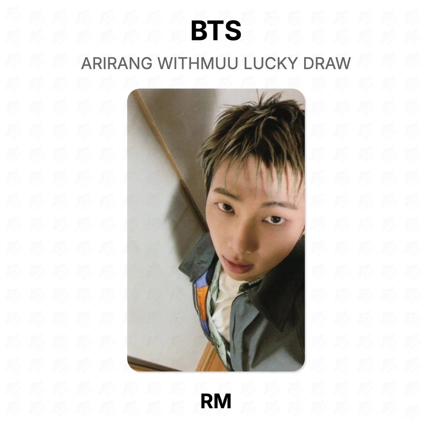 BTS ARIRANG WITHMUU LUCKY DRAW Official Photocard