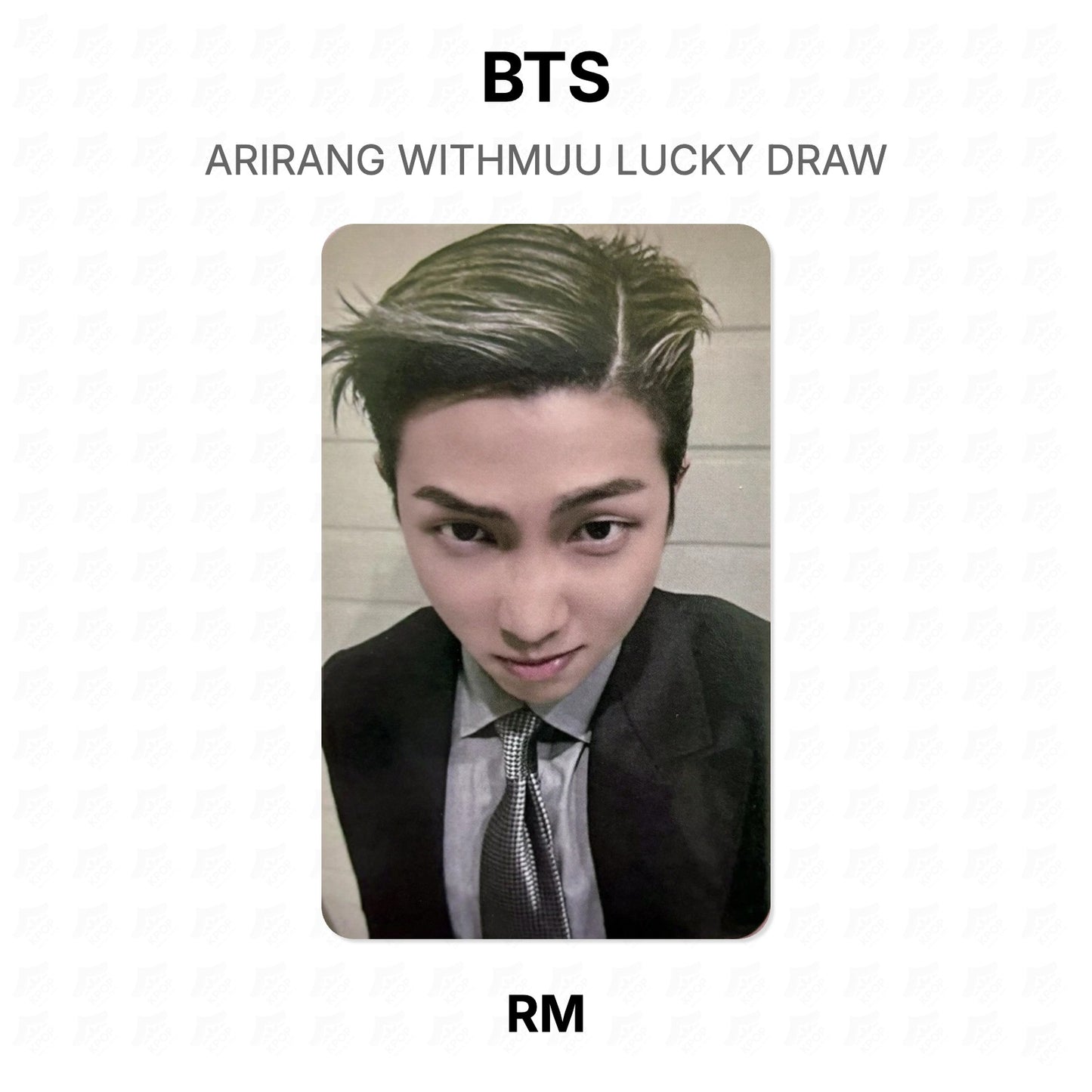 BTS ARIRANG WITHMUU LUCKY DRAW Official Photocard