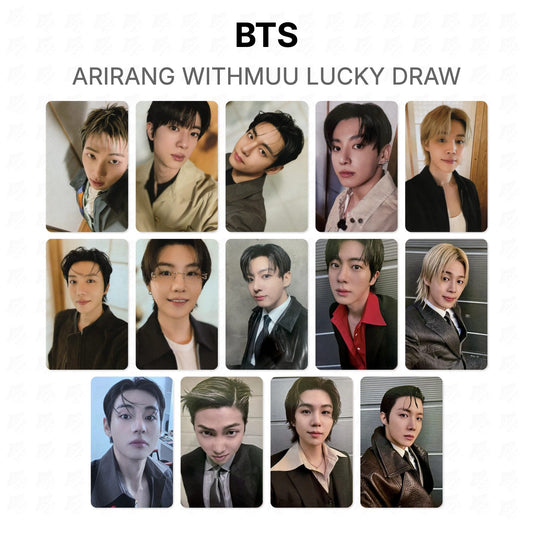 BTS ARIRANG WITHMUU LUCKY DRAW Official Photocard