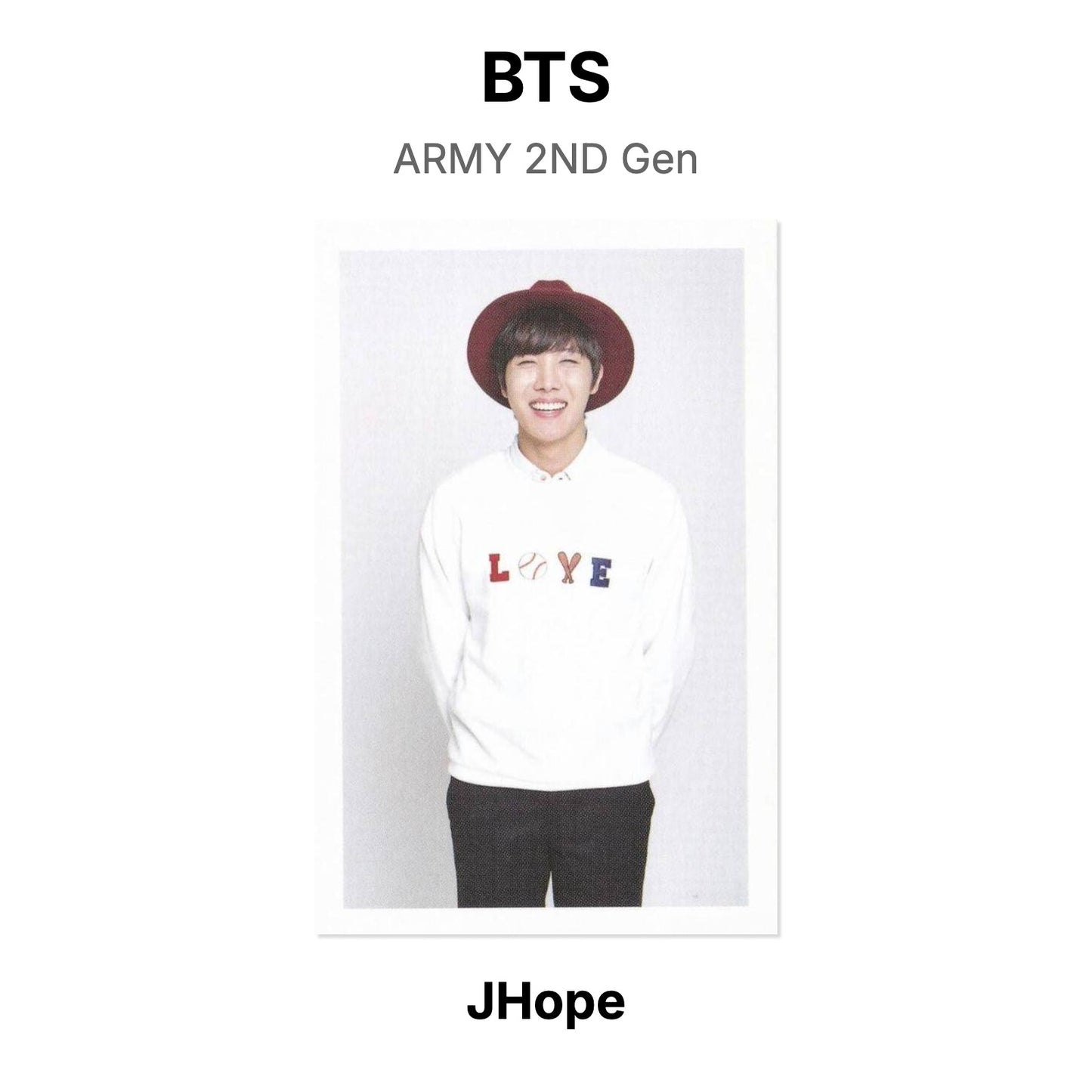 BTS ARMY 2ND Gen Official Photocard