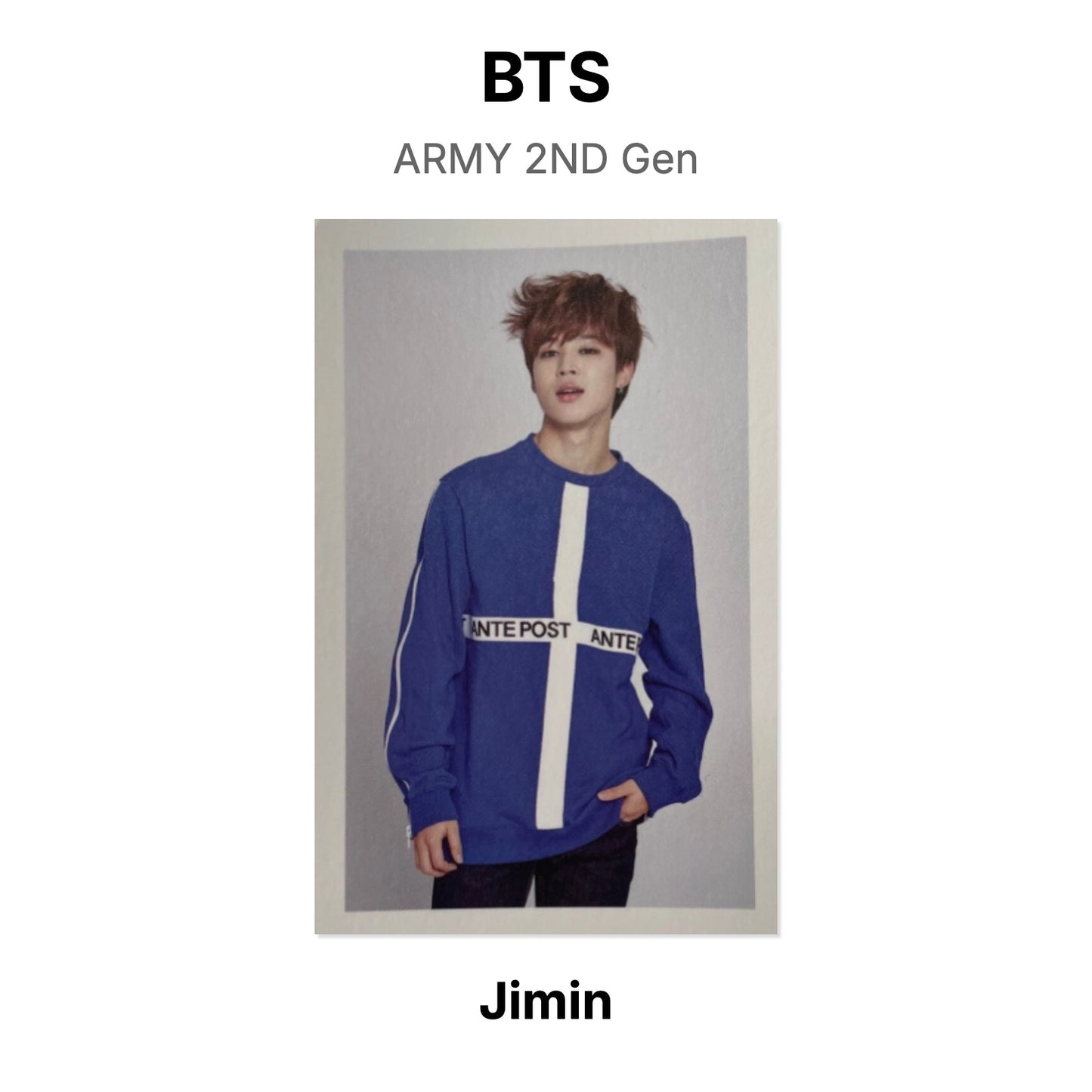 BTS ARMY 2ND Gen Official Photocard