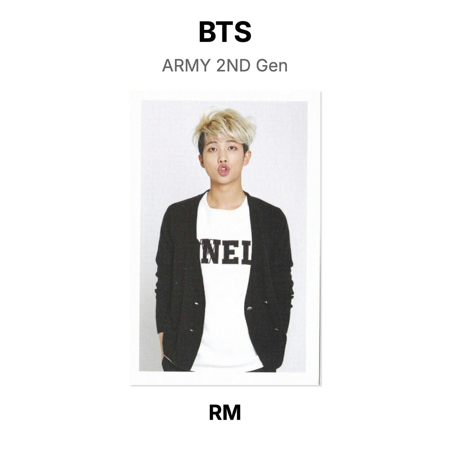 BTS ARMY 2ND Gen Official Photocard