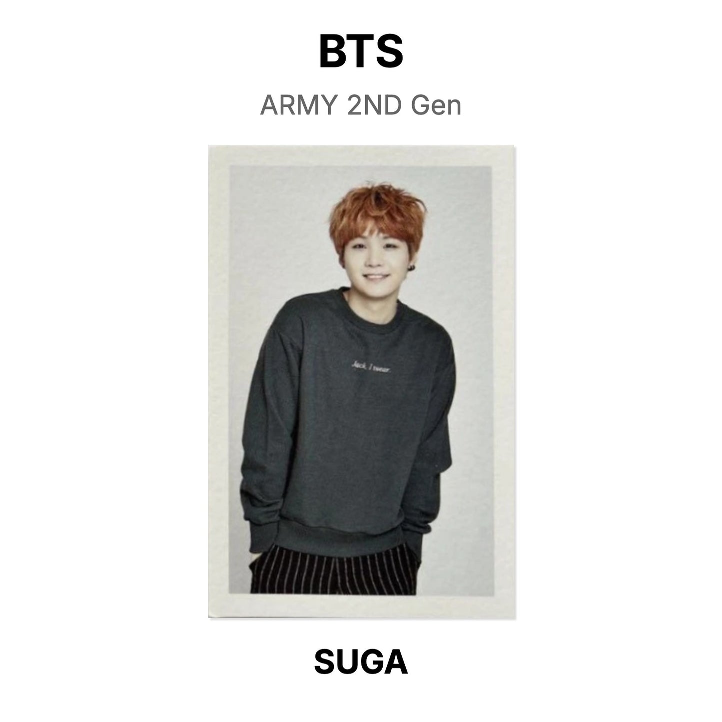 BTS ARMY 2ND Gen Official Photocard