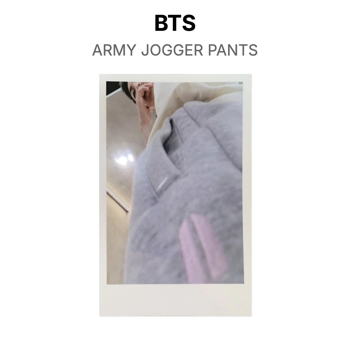 BTS ARMY JOGGER PANTS Offizielle Fotokarte