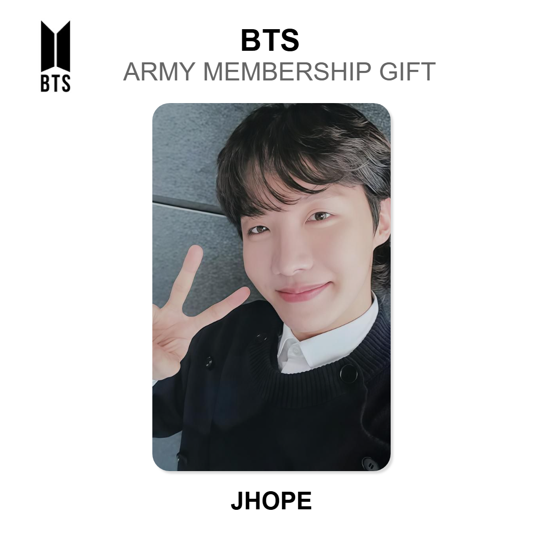BTS ARMY MEMBERSHIP GIFT photocard oficial