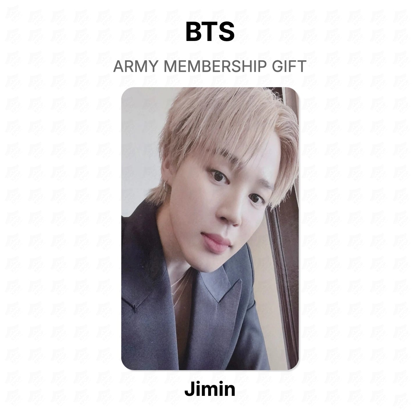 BTS ARMY MEMBERSHIP GIFT photocard oficial