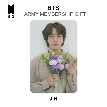 BTS ARMY MEMBERSHIP GIFT photocard oficial